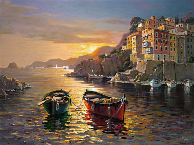 Bob Pejman - Cinque Terre Sunset